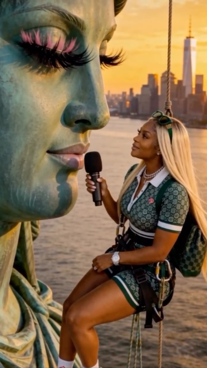 Lady Liberty: The Interview — original cover of Mel Love’s work